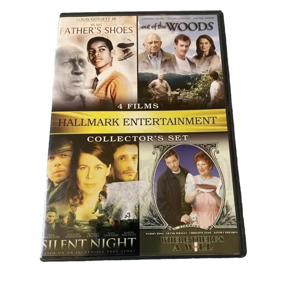 Hallmark Out of the Woods Silent Night Father's Shoes 4 Film Dvd Drama Comedy